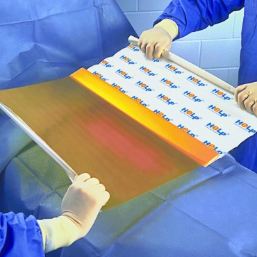 Adhesive operating film
