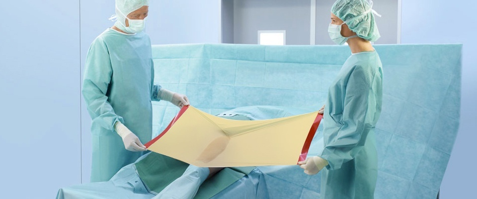 Антимикробные стерильные плёнки с повидон-йодом для защиты операционного поля