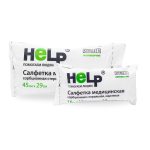 Салфетки сорбционные марлевые медицинские стерильные HELP